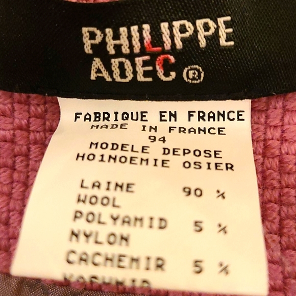 Phillip Adec Pink Wool Skirt - Picture 3 of 4